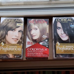 Hair coloring kits